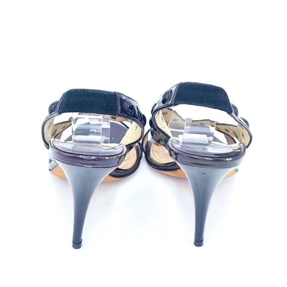 ❌SOLD❌ [Jimmy Choo] "Cinderella" Sling-Back Strappy Heels Sz 39.5 (US 9.5) - Picture 3 of 9